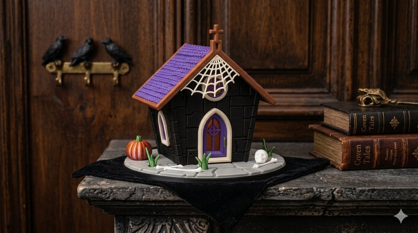 Halloween Mausoleum Fairy House product image (2)