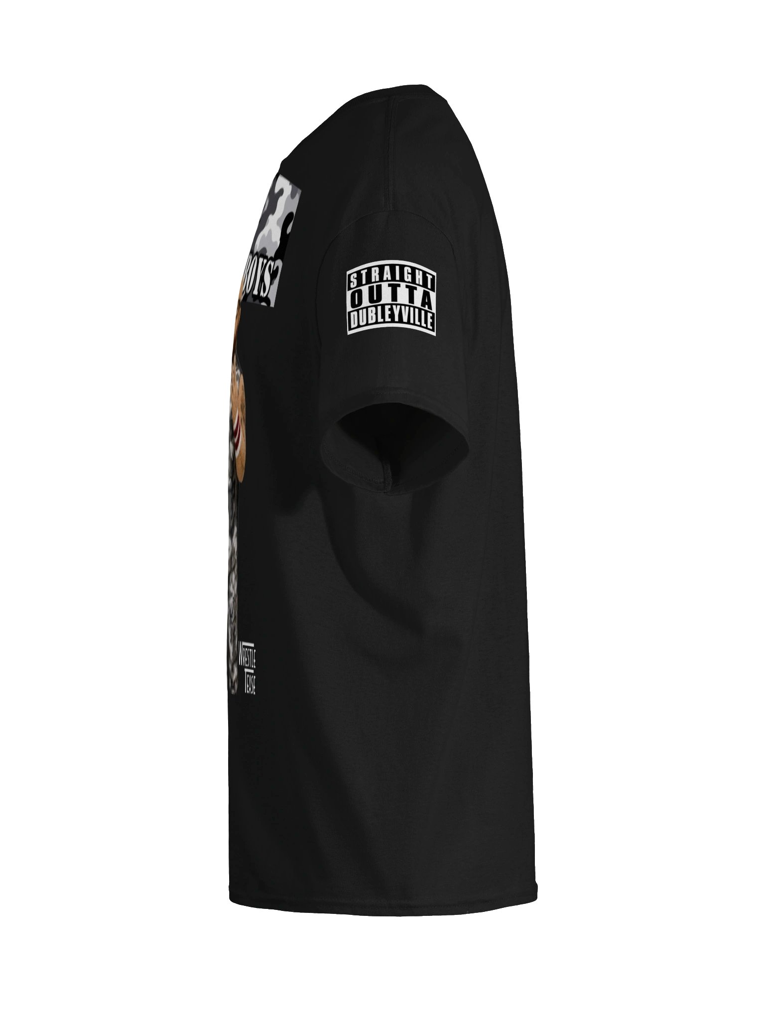 The Dubley Boys Tee V2 Black w/ Sleeve print product image (3)