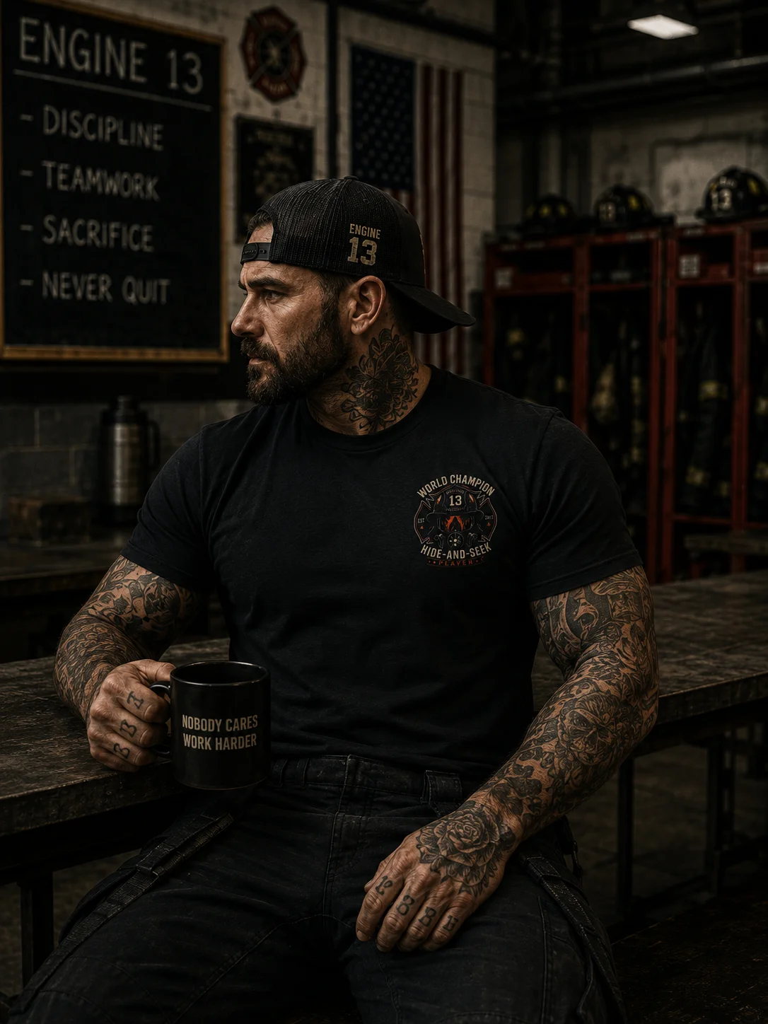 World Champion Hide-and-Seek Player – Heavyweight Tee product image (4)