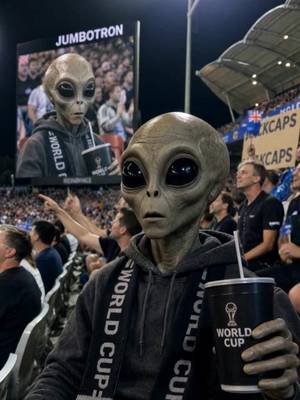 👽⚽ An alien quietly blends into the crowd at the biggest soccer event on Earth… the World Cup. But as the match heats up, something impossible begins to happen—and the truth behind who (or what) is in the stadium starts to unravel. Would YOU notice the alien hiding in plain sight? 👀🌍 Created using AI filmmaking tools by award-winning AI filmmaker Bobby Guions 🎬🔥 @Hailuoai_MiniMax #AI #Alien #WorldCup #SciFi #tiktokgrowthchallenge 