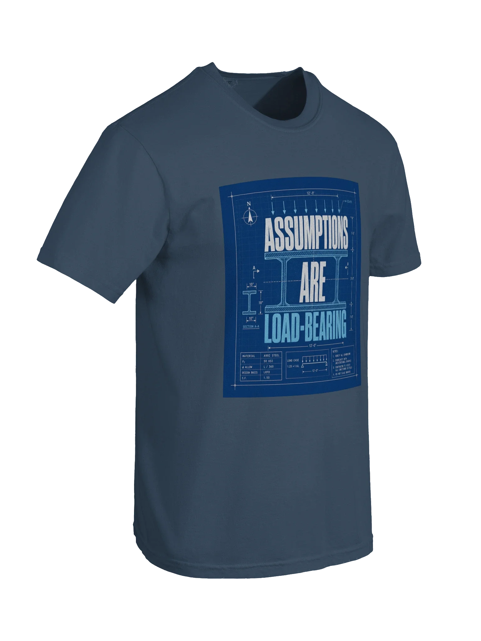Assumptions Are Load-Bearing Tee — view 14
