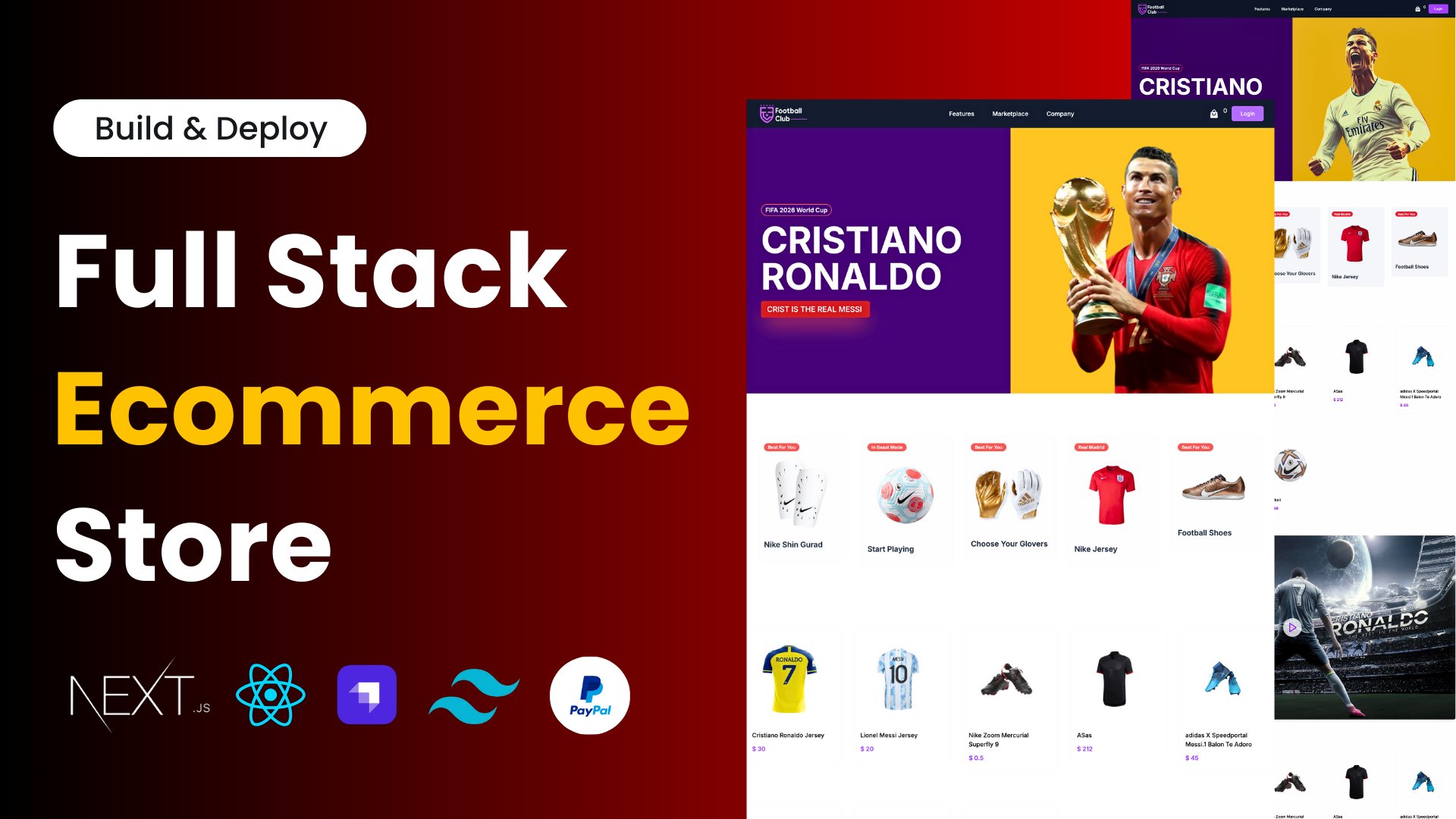 Full Stack E-Commerce Store Website with Next.js 14, React.js, Strapi, Tailwindcss, Shadcn, & PayPal product image (2)