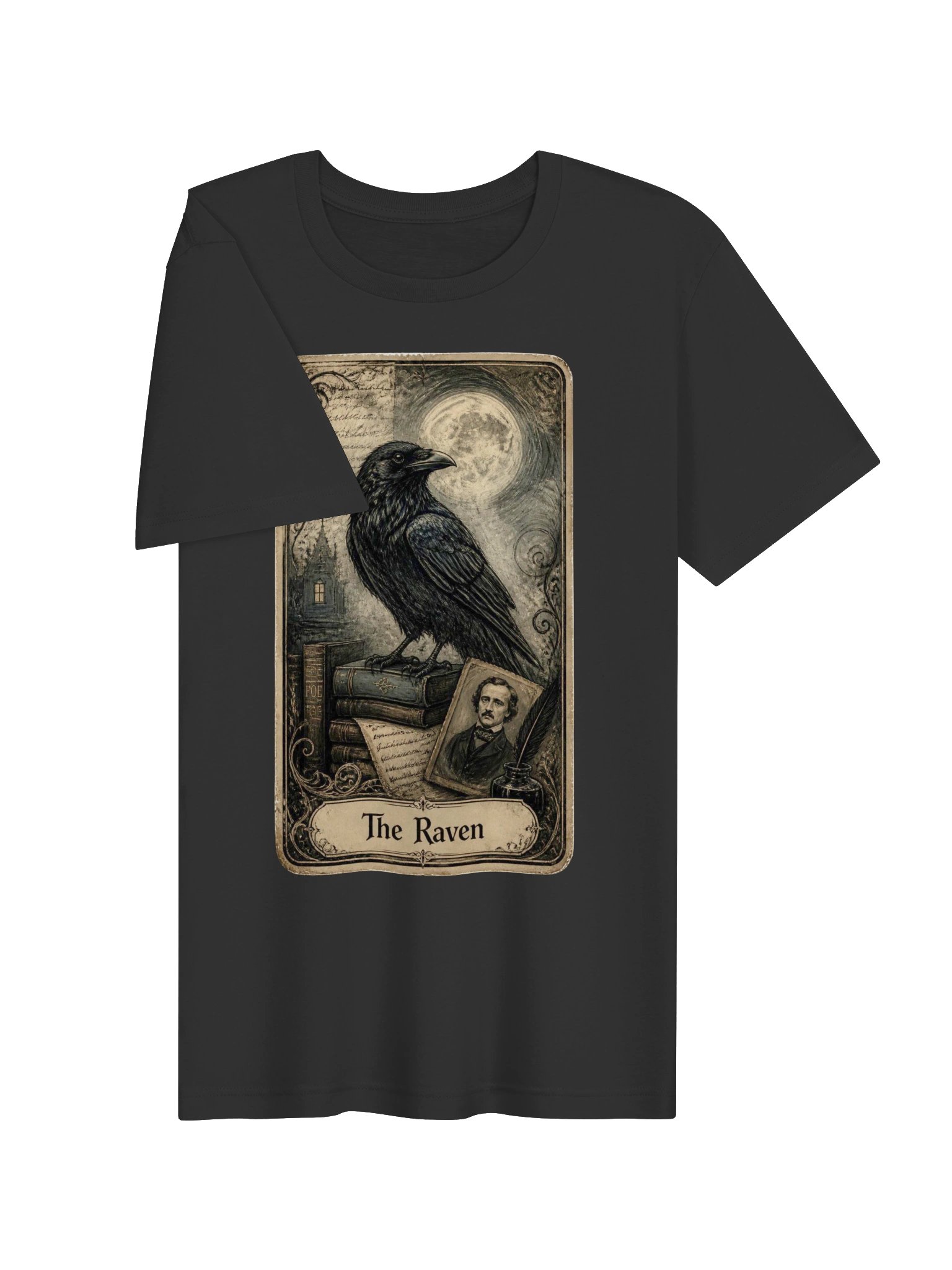 Edgar Allan Poe Tarot Shirt, The Raven Tee product image (4)