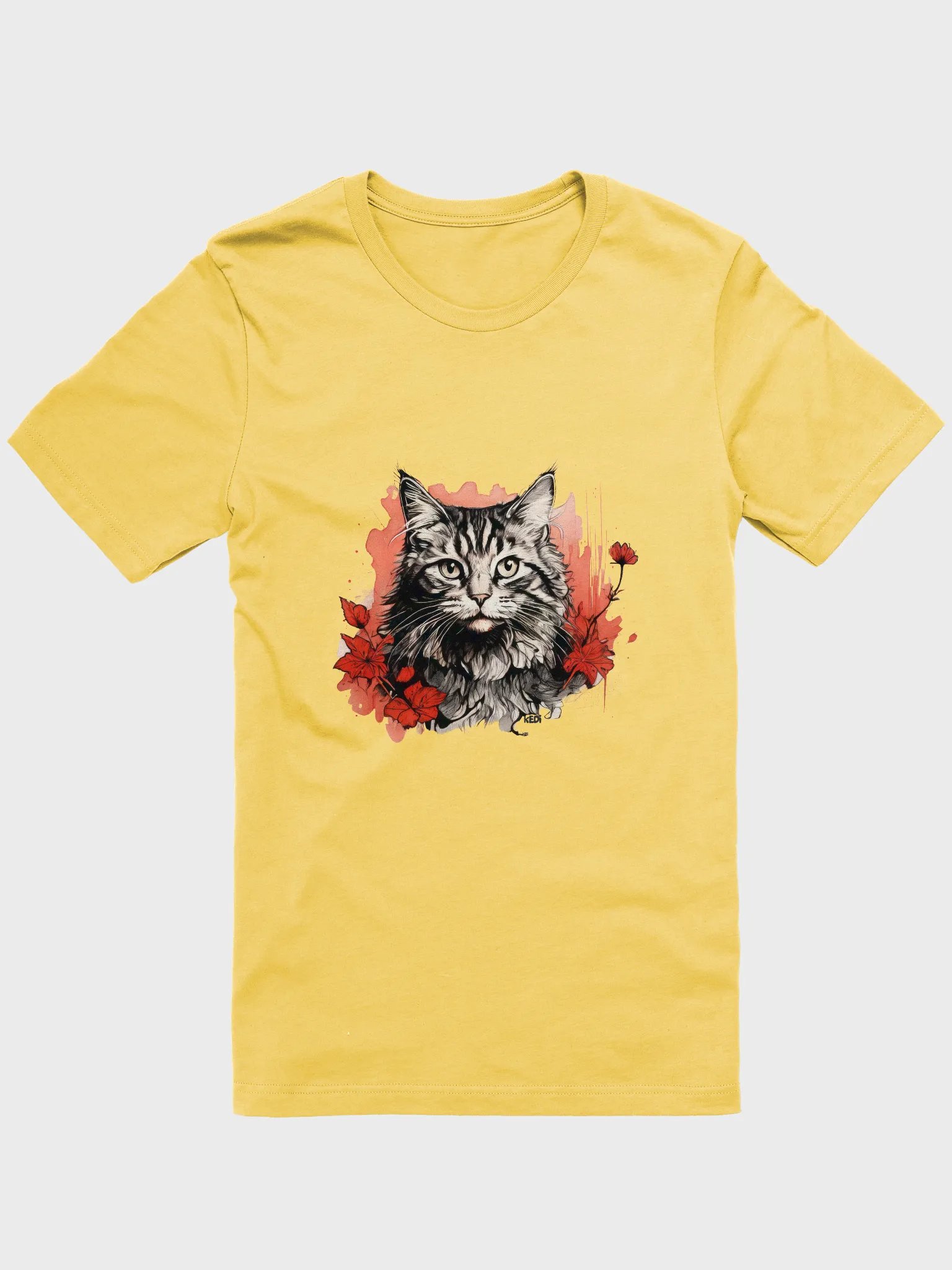 Floral Feline Fantasy T-Shirt product image (32)