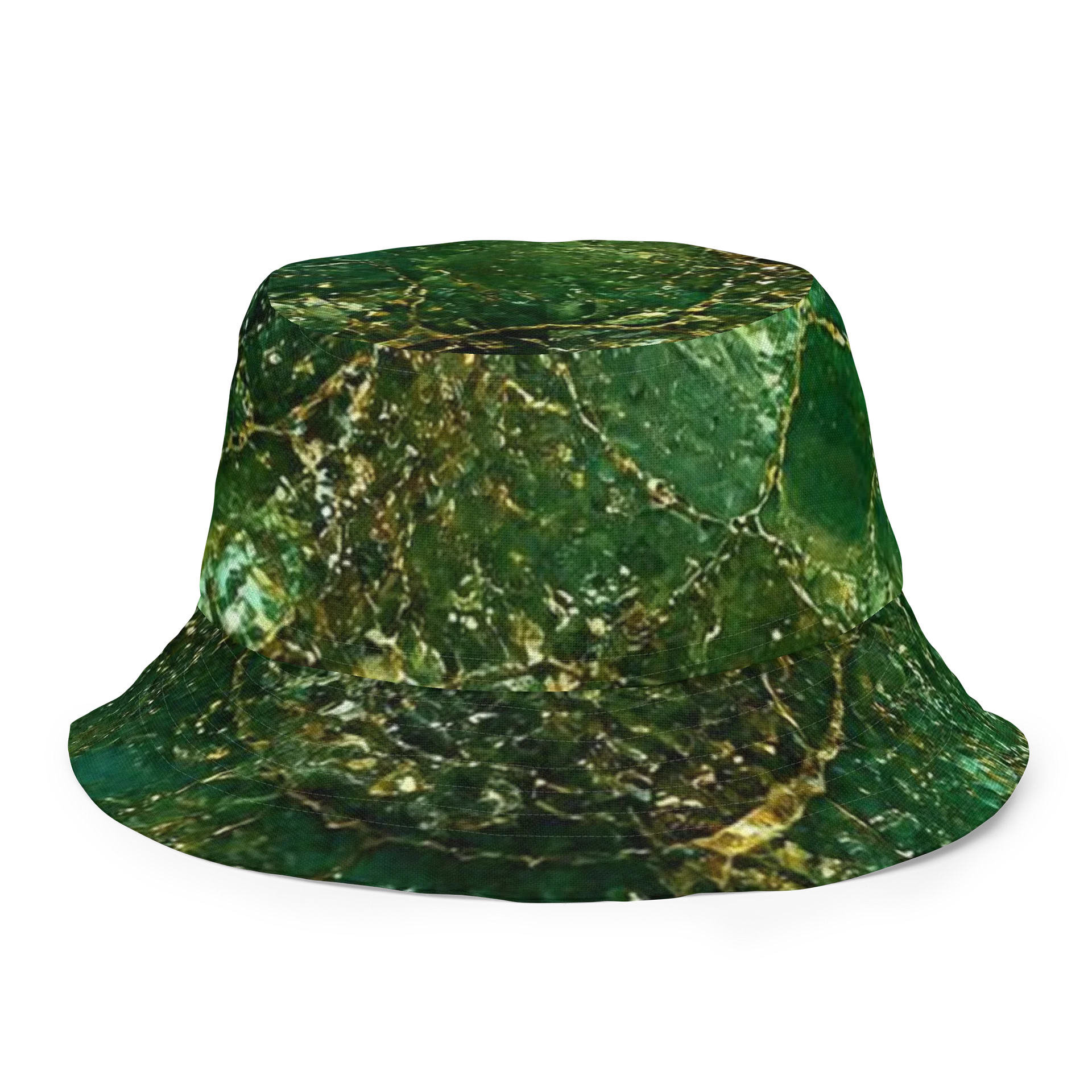 "A522" Emerald Gold Vein Bucket Hat product image (7)