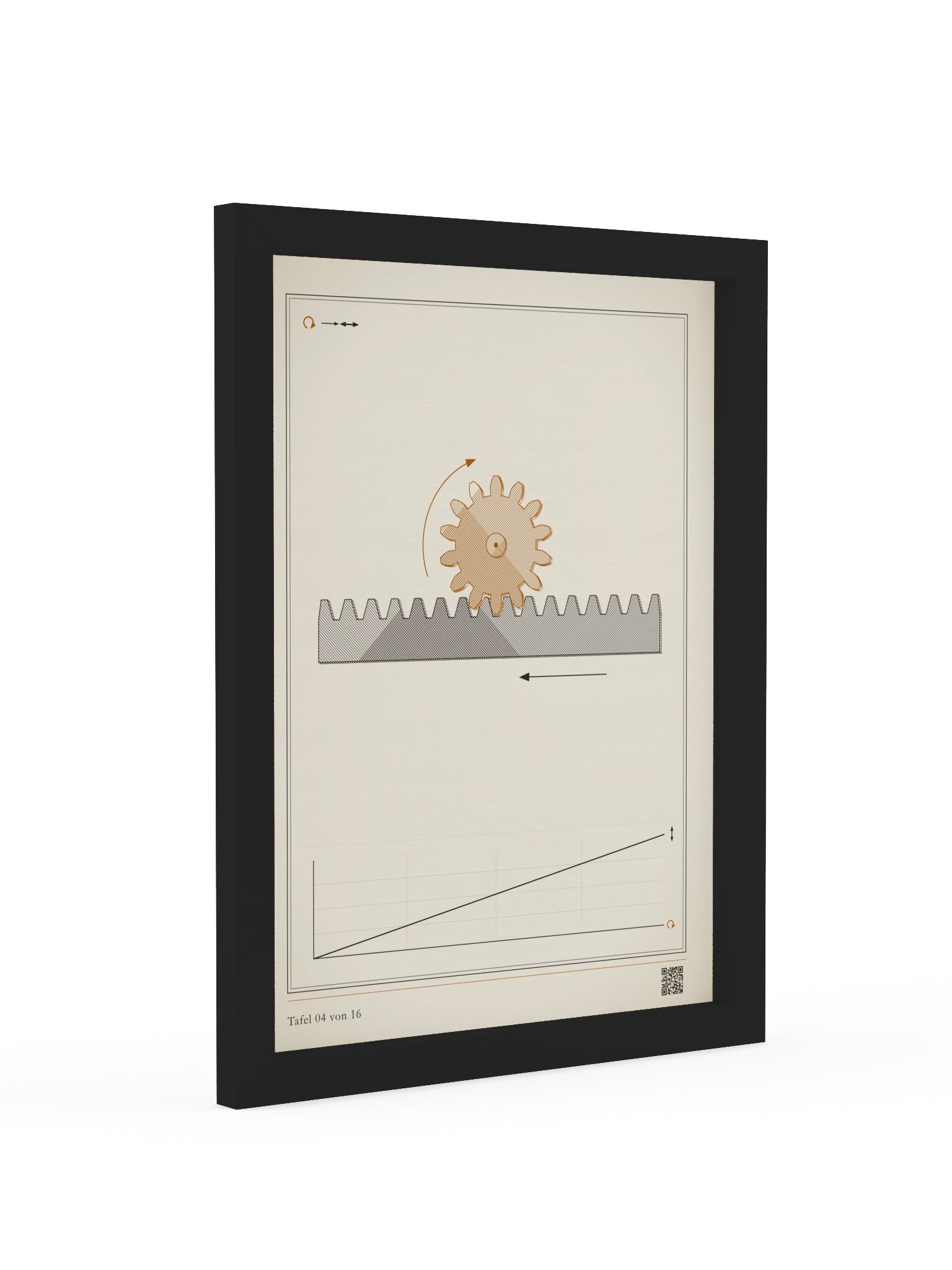 MOTION 04 · Zahnstangengetriebe · gerahmt product image (2)