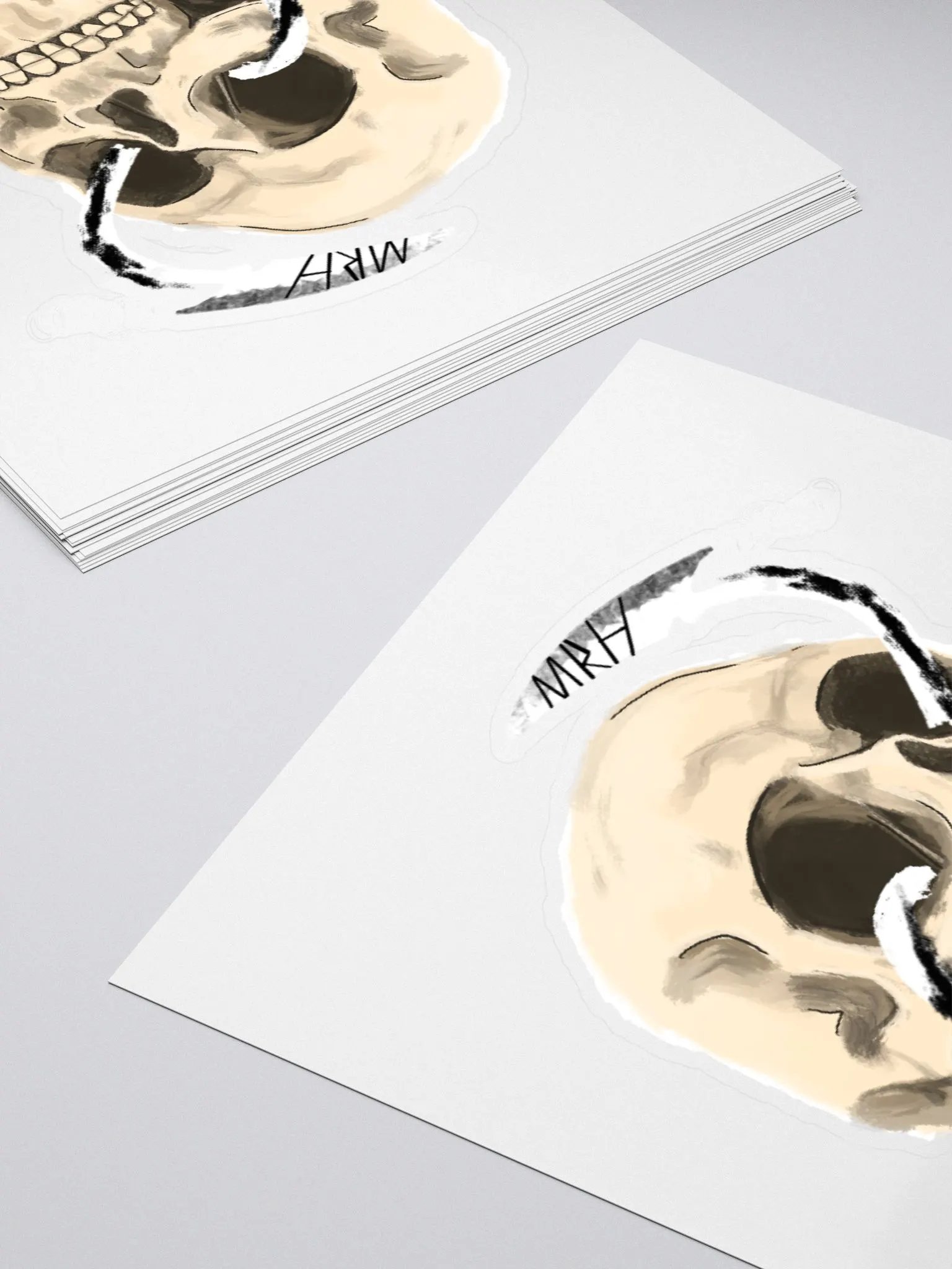 Tail Attack Skull Sticker product image (11)