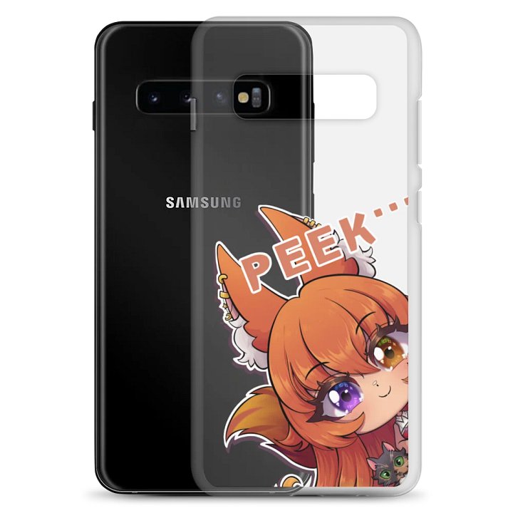 Ems Peekaboo Orange Eyes Samsung® Case product image (23)