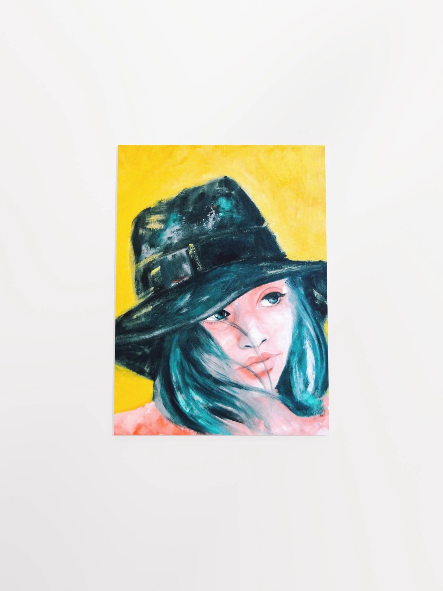 Girl in the Black Hat Art Poster Print product image (4)