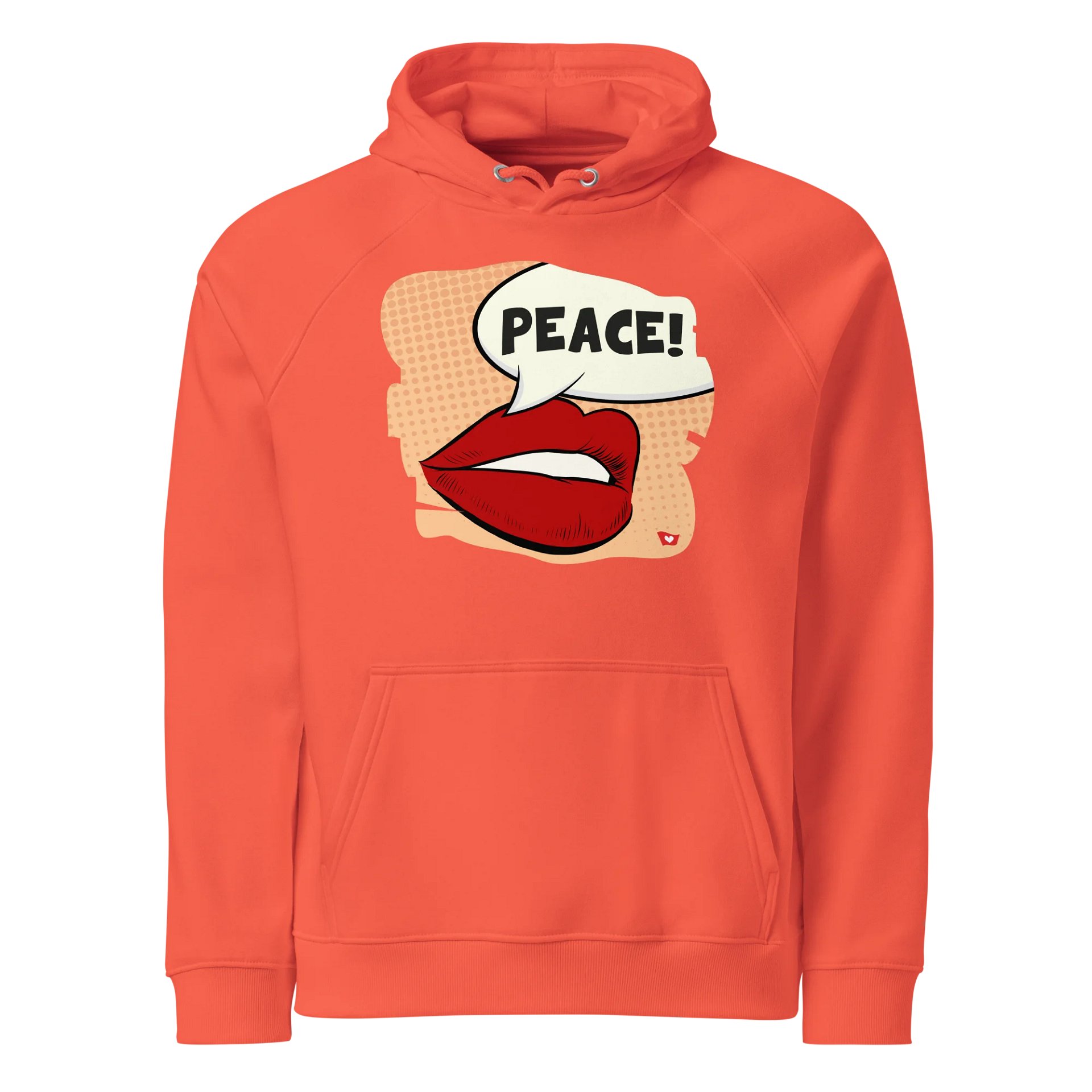 ORGANIC UNISEX HOODIE, PEACE product image (2)