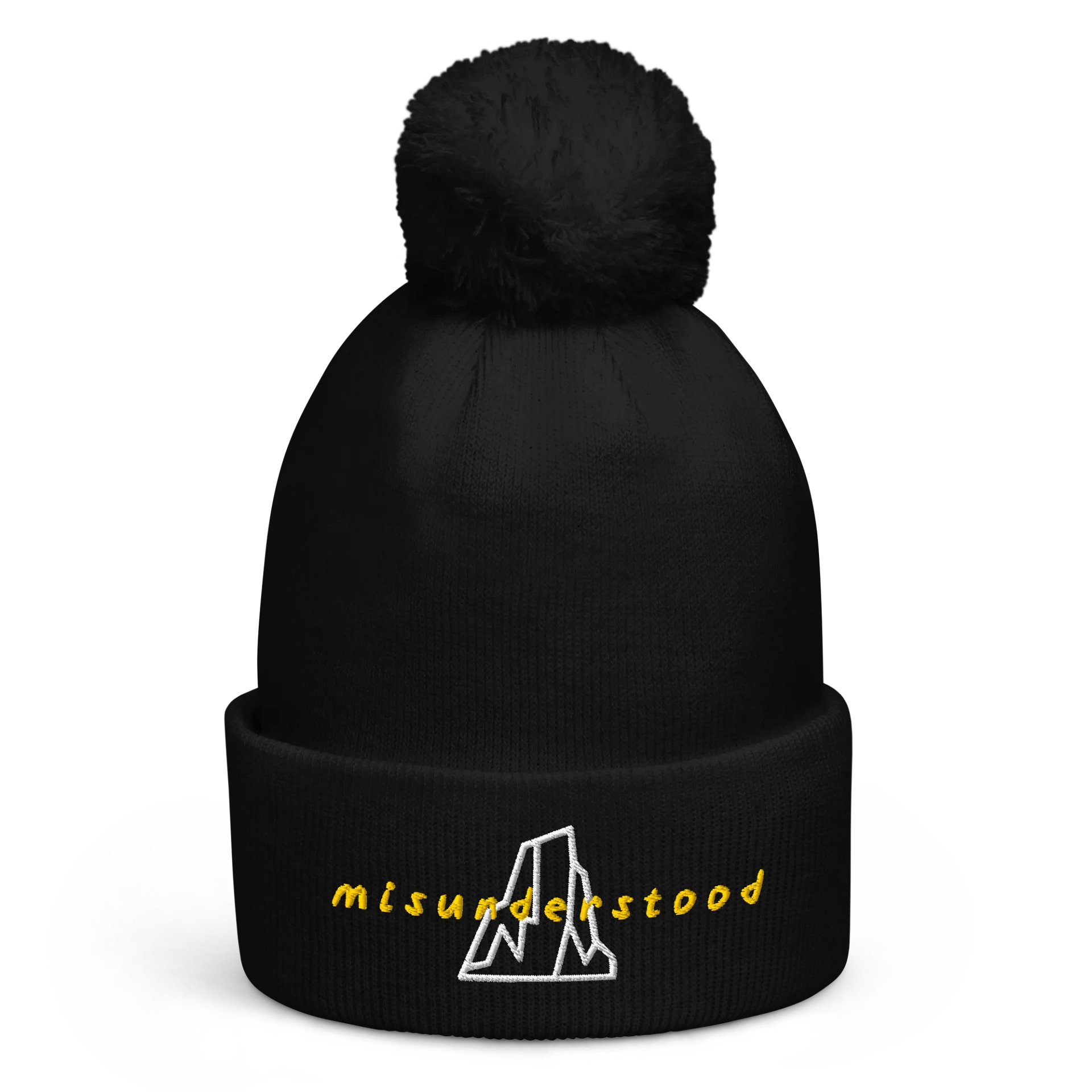Misunderstood Yellow Pom-Pom Beanie product image (1)