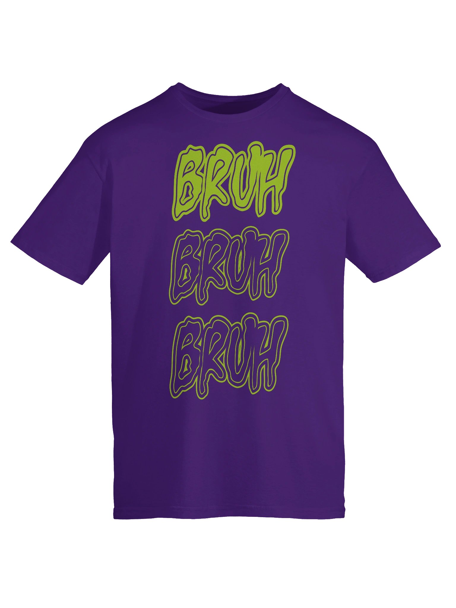 Neon Graffiti BRUH Unisex T-Shirt product image (28)