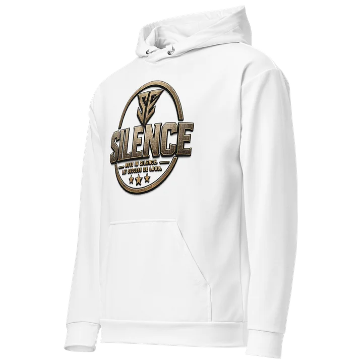 SILENCE Signature White Hoodie product image (2)