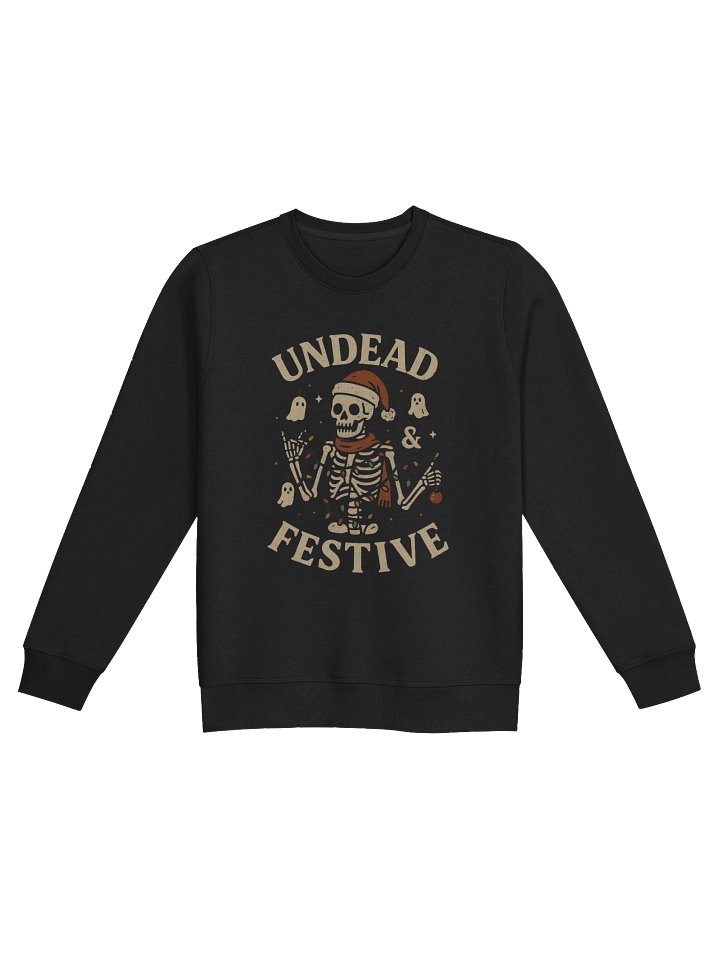 Undead & Festive Skeleton Christmas Sweatshirt product image (1)