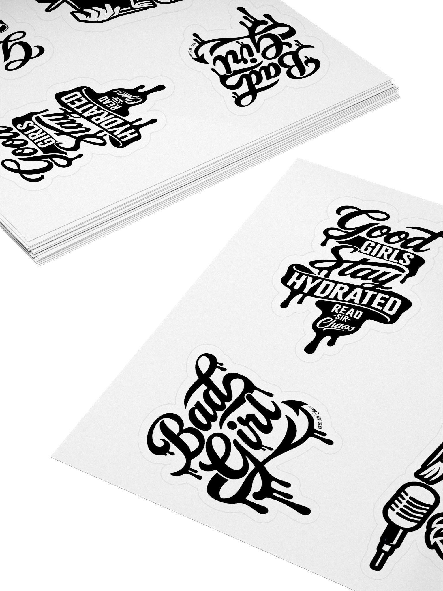 Black & White Sticker Sheet product image (4)