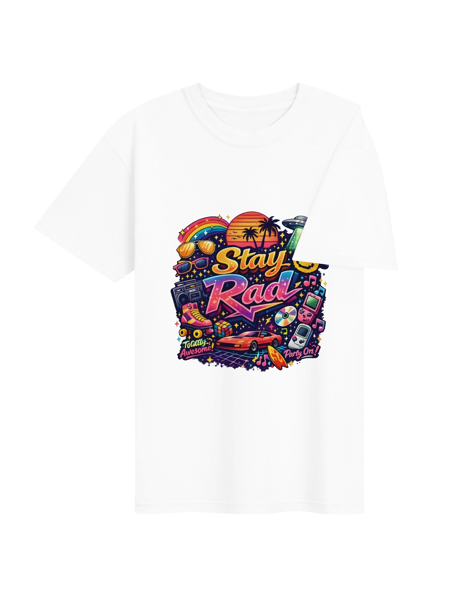 Stay Rad Retro 90s Vibe Tee product image (22)