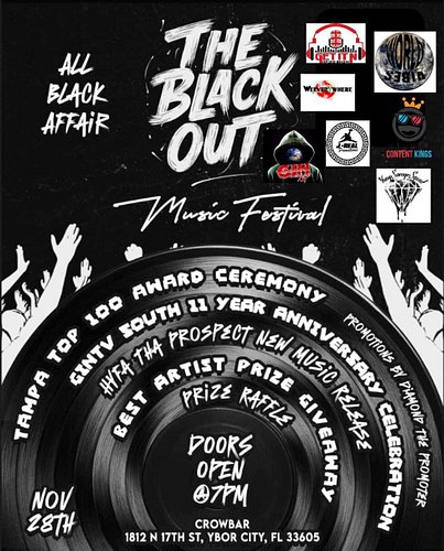 ‼️THE BLACK OUT MUSIC FEST NOV.28TH‼️ 
💎Yung Savage Squad💎#OUTSIDE #YKTV💎
‼️POP OUT WITH OUR NEW BLACK MERCH‼️
 ⚫️WEAR ALL BL...