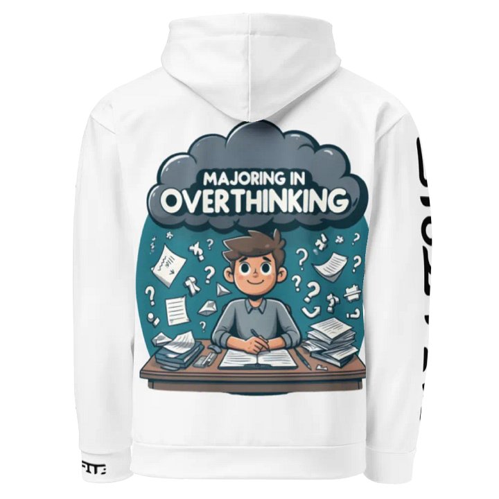 Majoring in Overthinking- Recycled Hoodie product image (1)