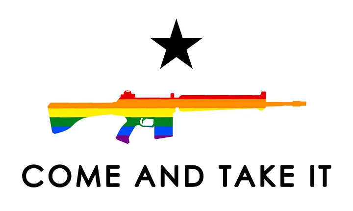 Come & Take It Pride Sticker product image (1)