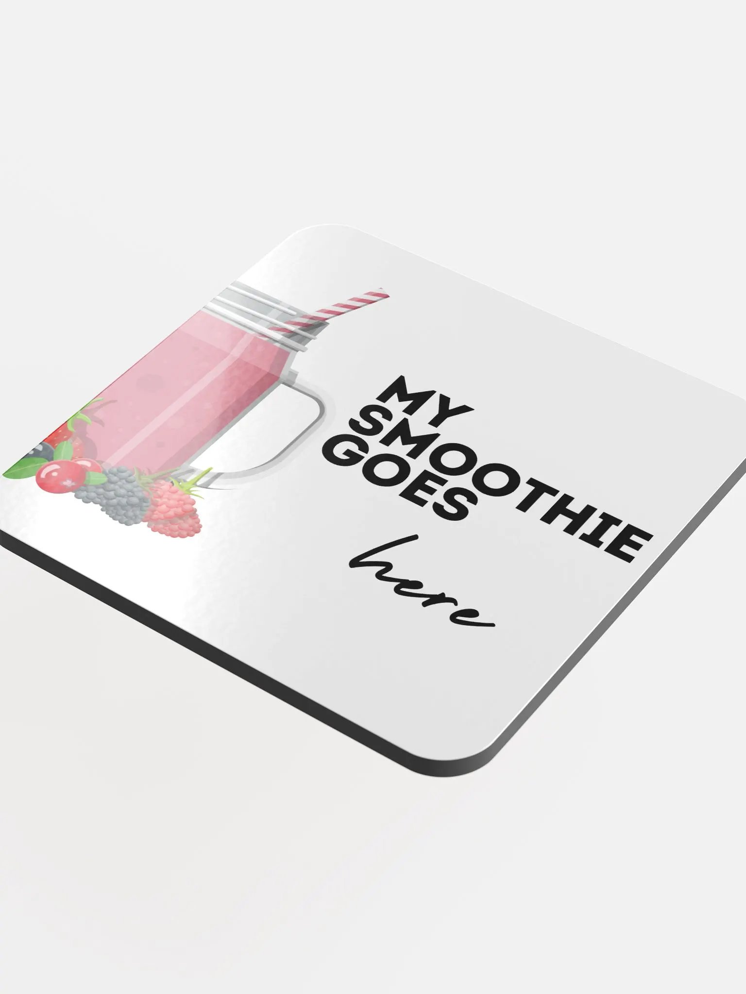 My Smoothie Goes Here Cork Coaster Set product image (4)