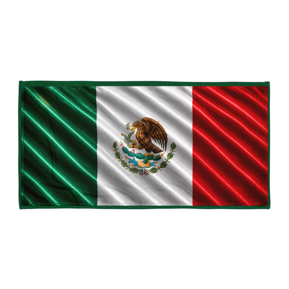 Mexico Flag Beach Towel product image (1)