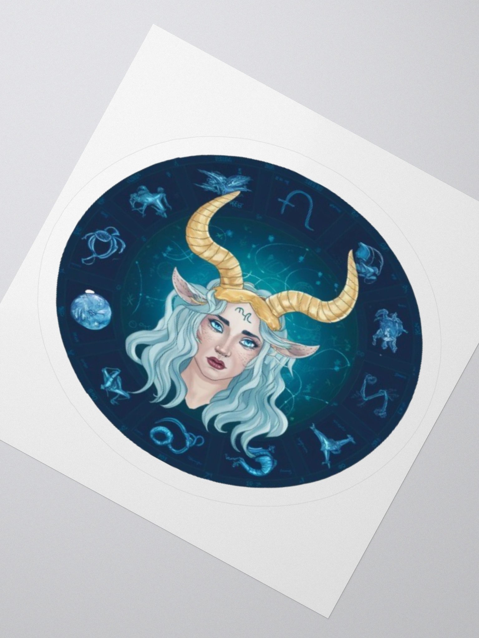 Capricorn Kiss-Cut Sticker product image (5)