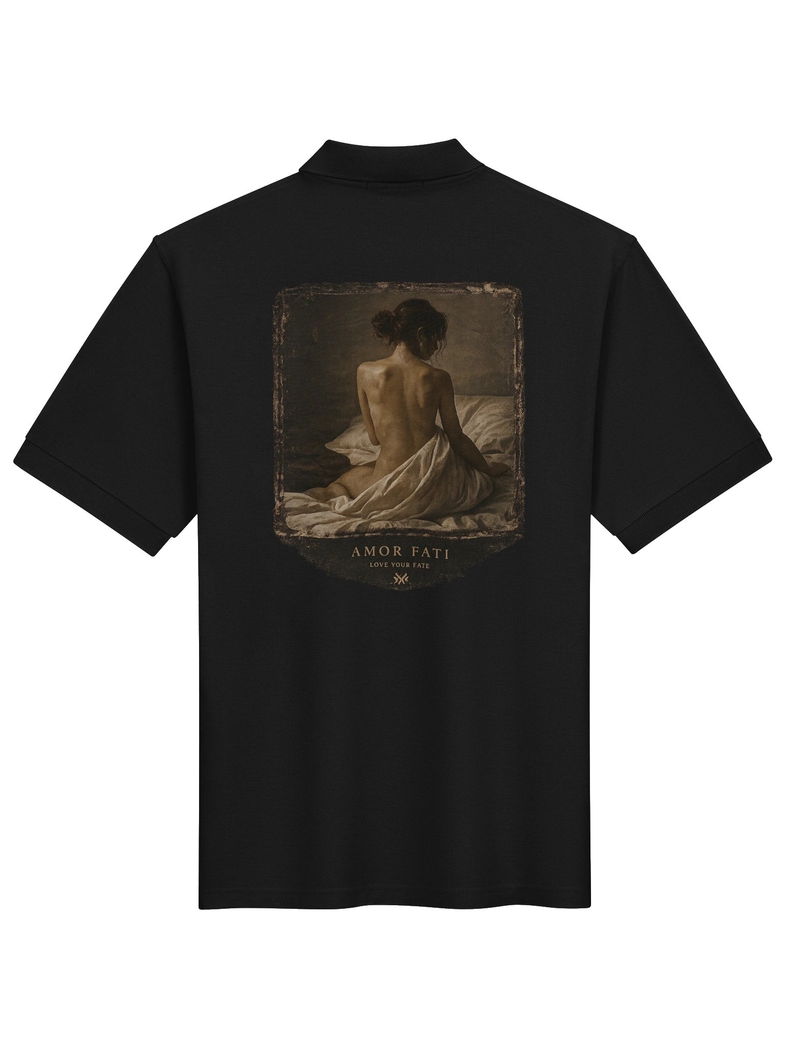 Amor Fati Artistic Graphic Polo Shirt product image (1)