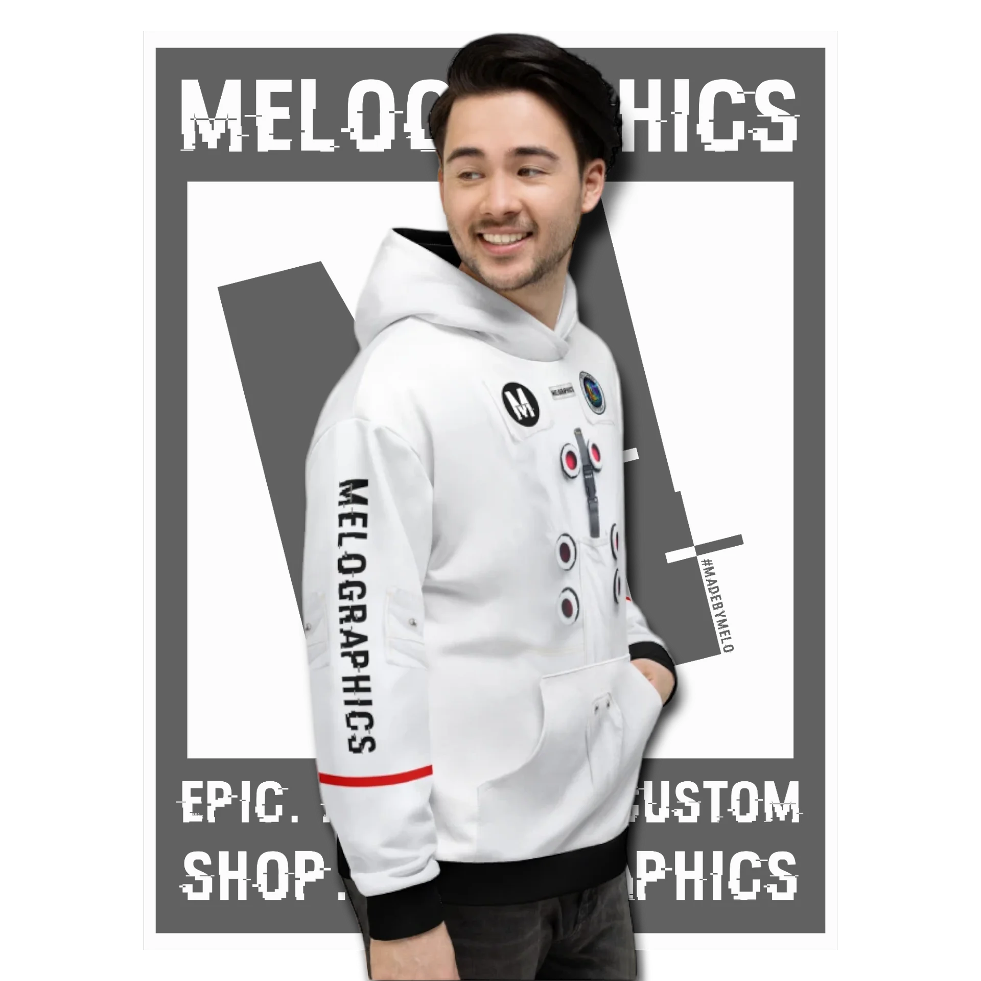 Astronaut Suit: #MeloCrew - Ultimate Hoodie | #MadeByMELO product image (2)
