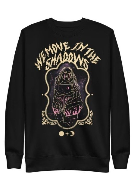 Vintage We Move In The Shadows Crew Neck Sweatshirt product image (4)