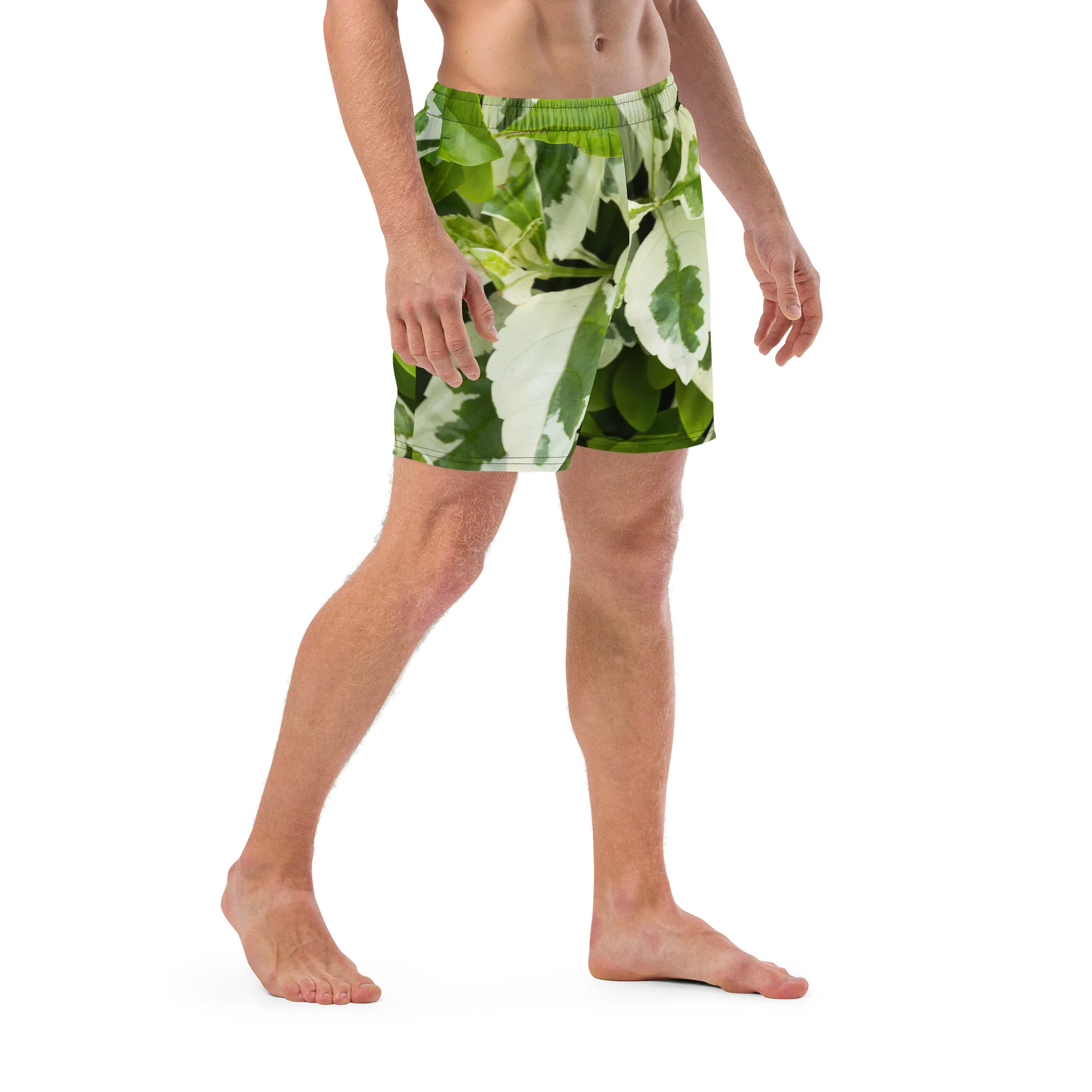 Moss & Parch All-Over Print Swim Trunks | Quick-Dry Swim Trunks product image (6)