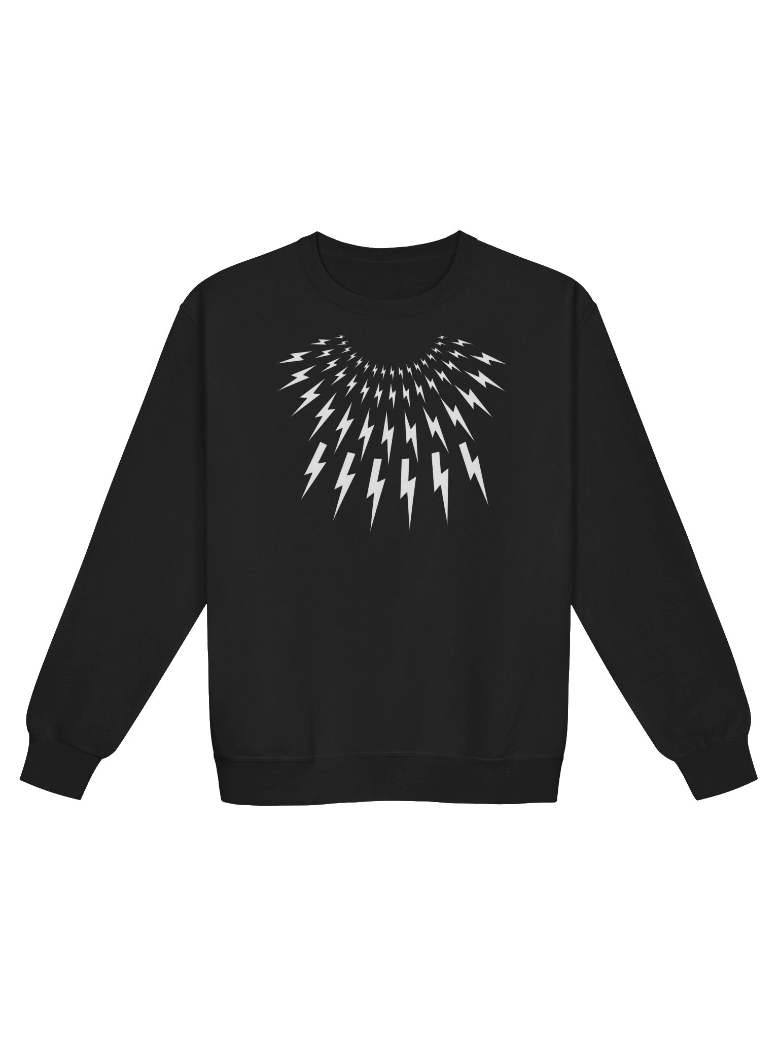 Lightning Bolt Pattern Unisex Crewneck Cosplay Sweatshirt product image (1)