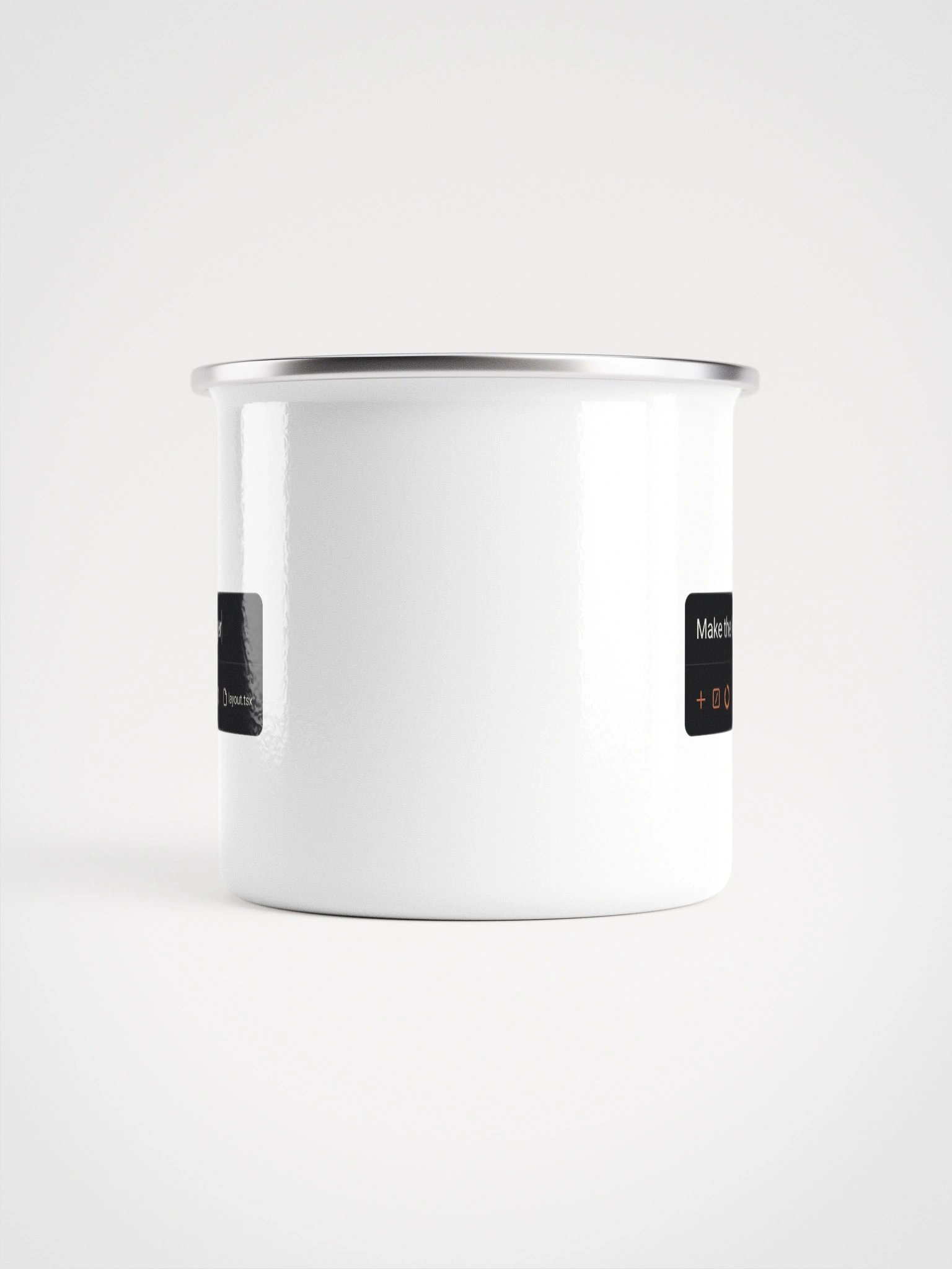 White Cup - Make the logo bigger product image (2)