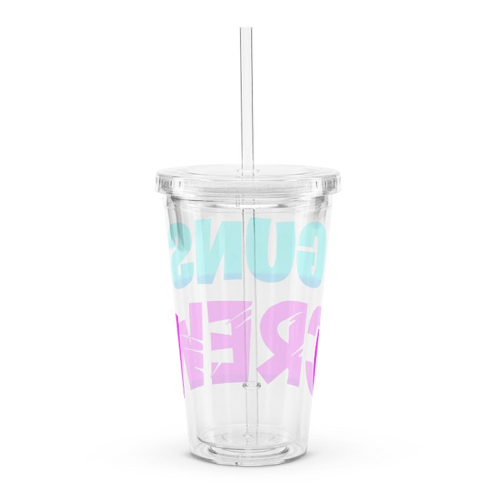 GunsCrew Double Wall Clear Plastic Tumbler product image (2)