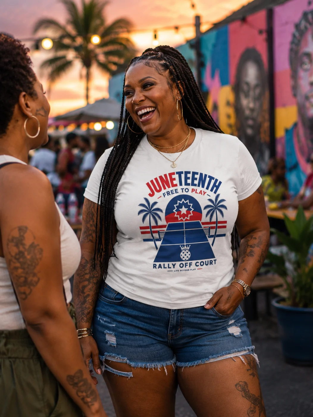 The Free to Play Tee — Slim Fit (FLAG) product image (1)