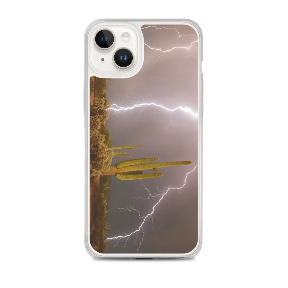 "Saguaro Bolts" - iPhone Case product image (1)