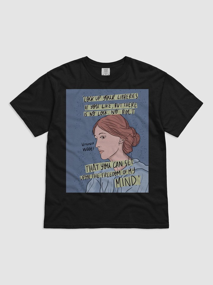Virginia Woolf Freedom Quote Illustrated T-Shirt product image (8)