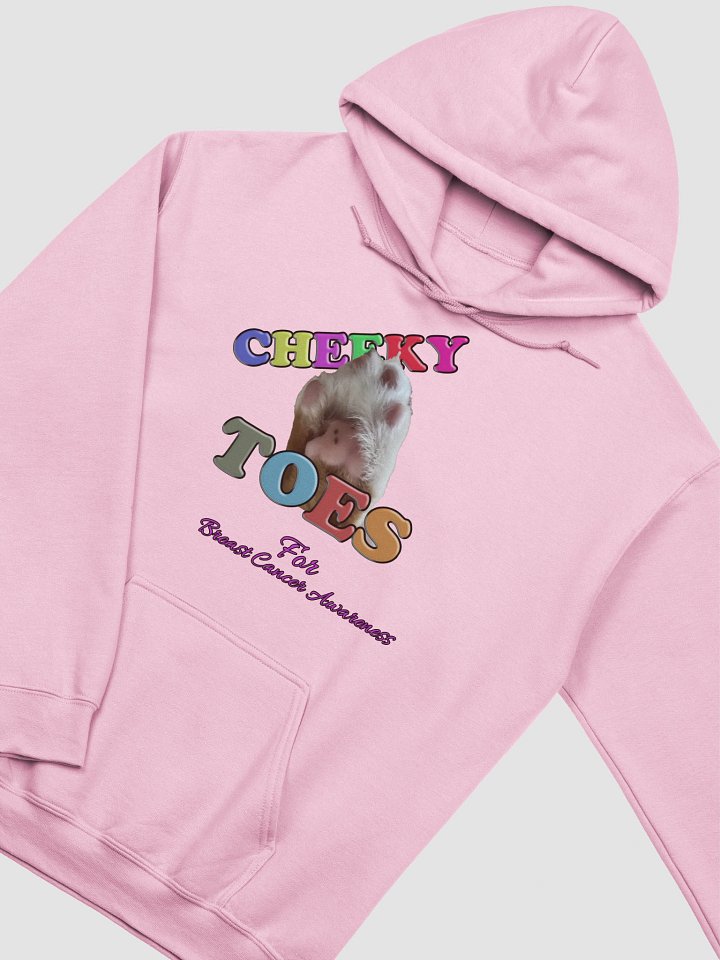 Cheeky Toe for Breast Cancer awareness Hoodie product image (2)