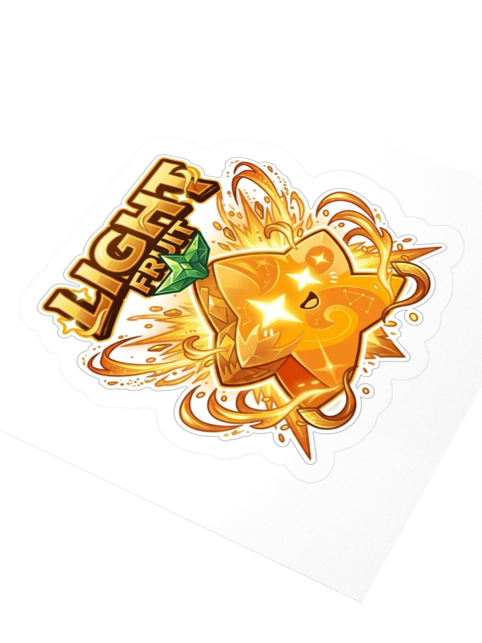 Light Fruit Sticker 3x3" Blox Fruits Gamer Gift For Kids product image (3)