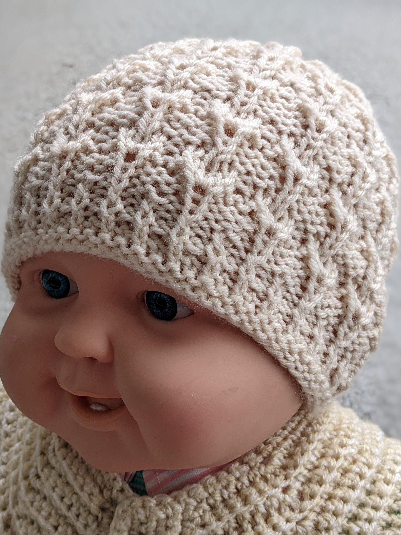 Newborn Baby Knit Hat Pattern product image (3)