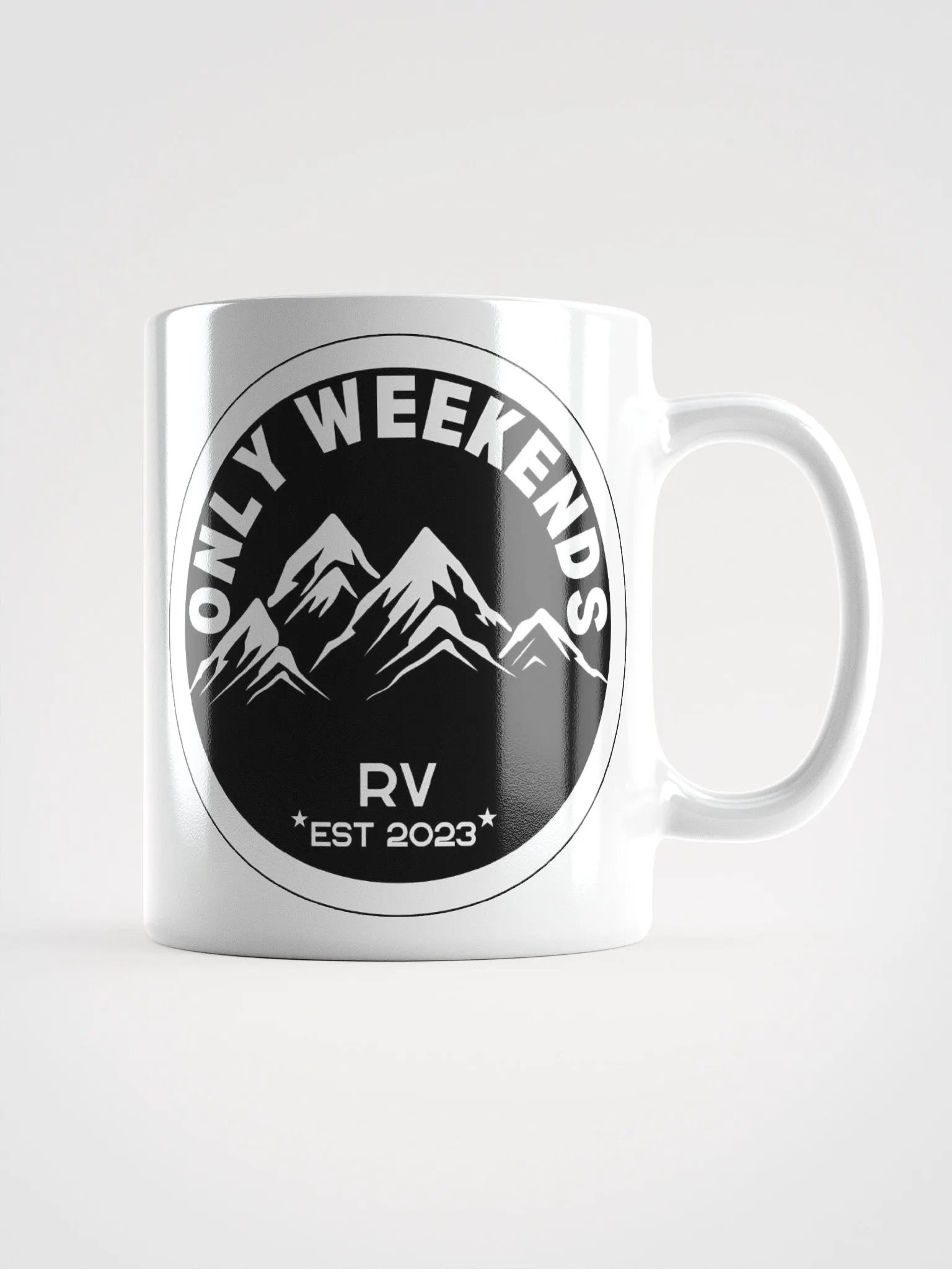 Only Weekends RV Mountain Range Adventure Mug product image (4)
