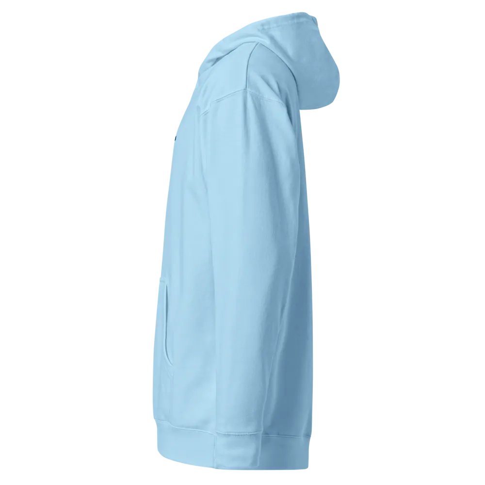Tsuki Embroidered Hoodie - Blue product image (3)