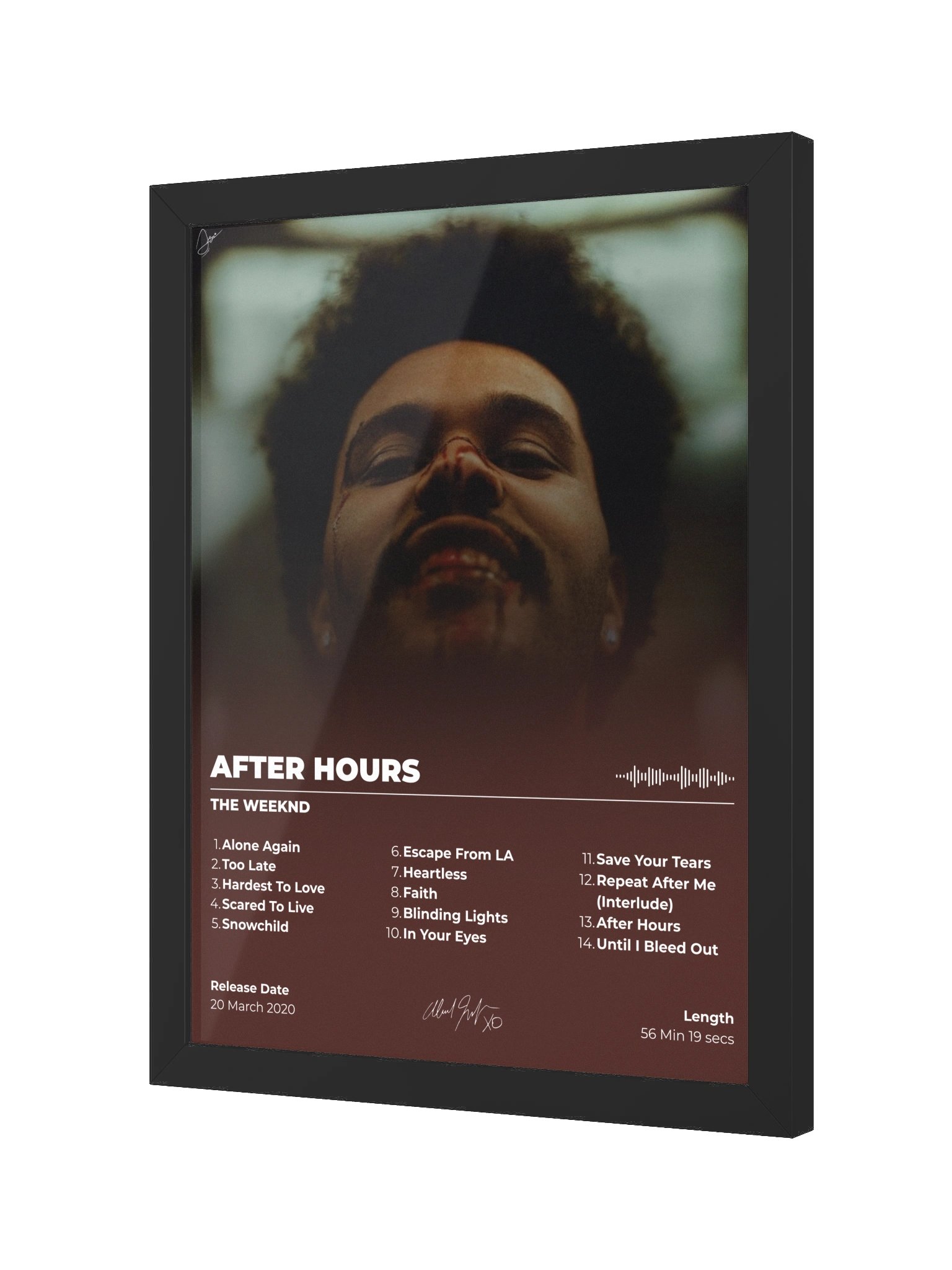 The Weeknd After Hours Framed Poster product image (3)