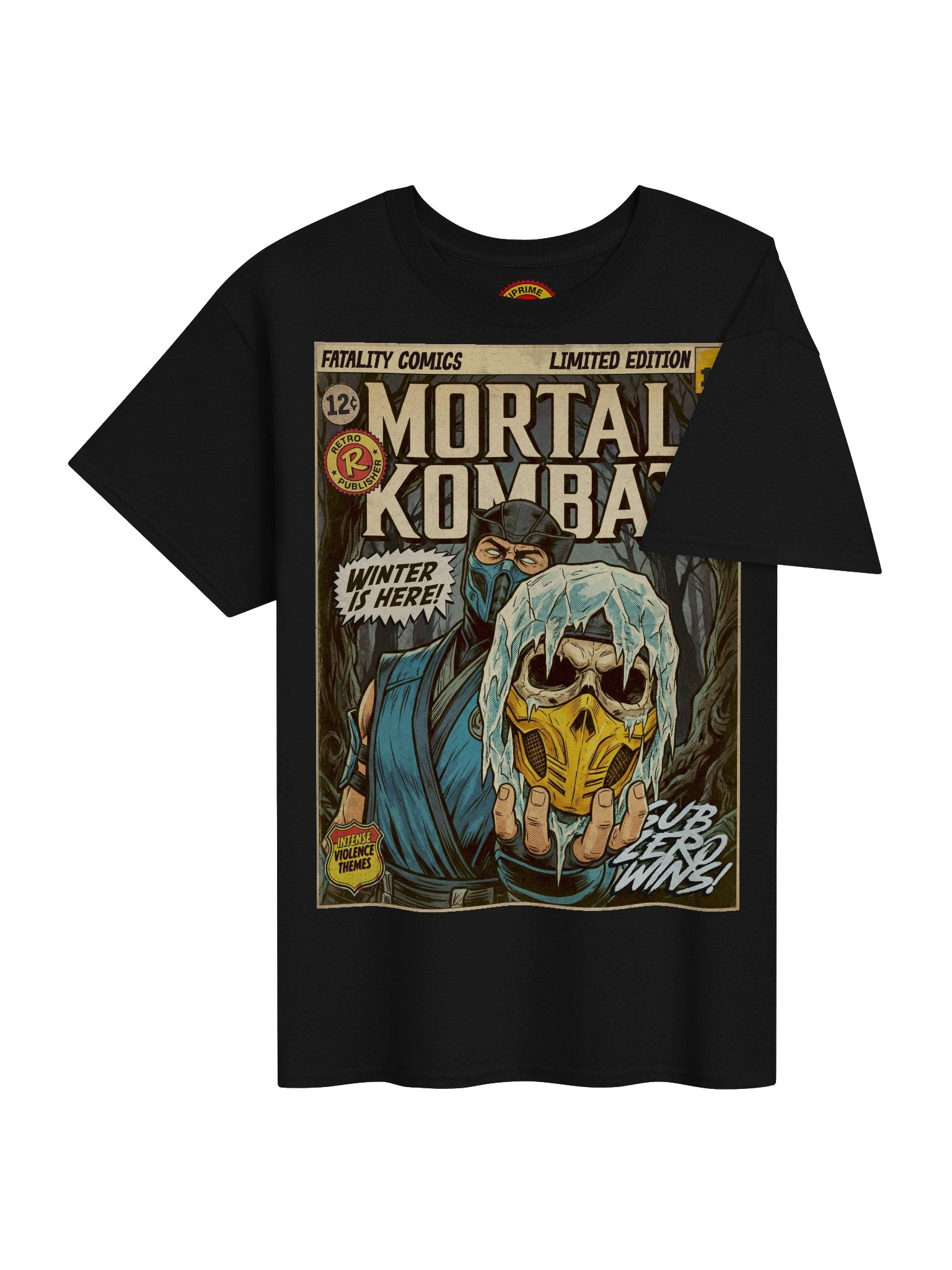 Mortal Kombat Sub-Zero Comic Art T-Shirt product image (4)