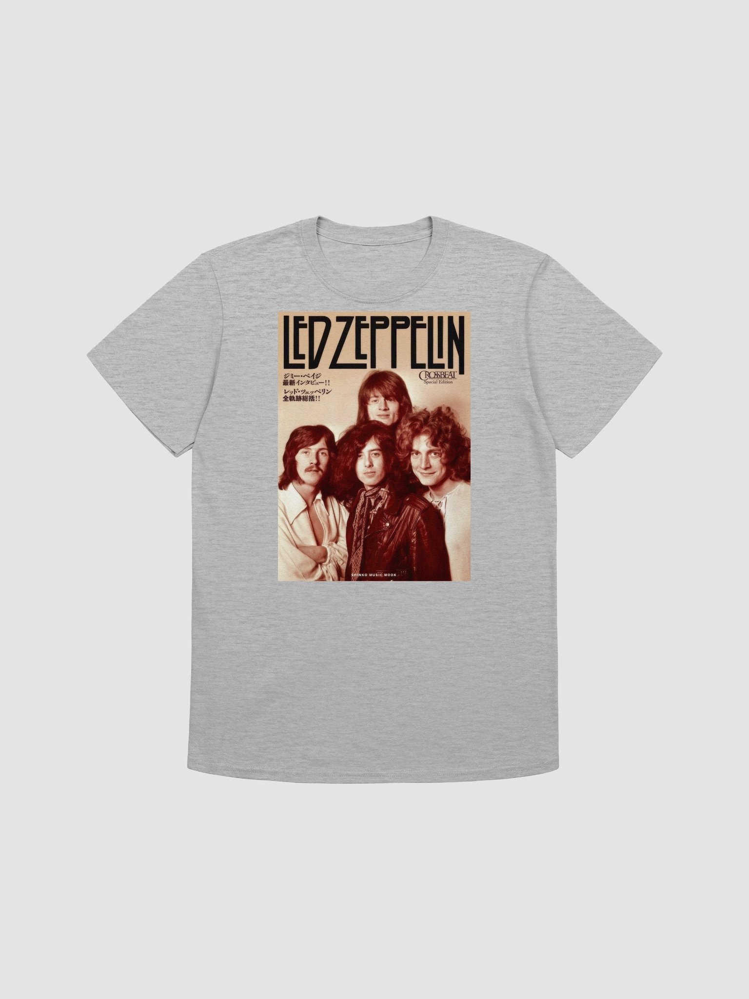 Led Zeppelin Vintage Band Portrait T-Shirt | Classic Rock Icon Graphic Tee product image (1)
