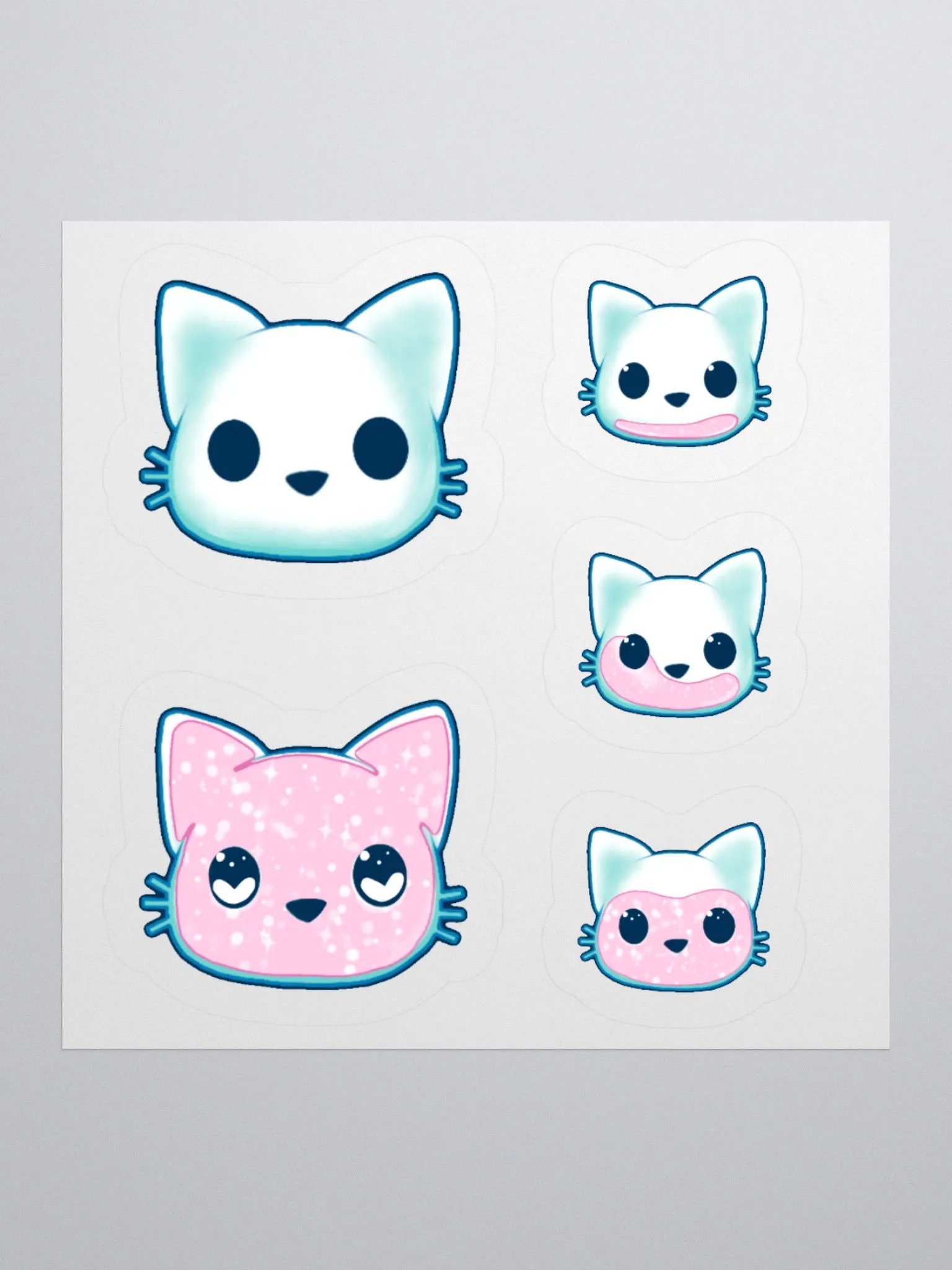 Whiskered Whimsy Sticker Pack product image (2)