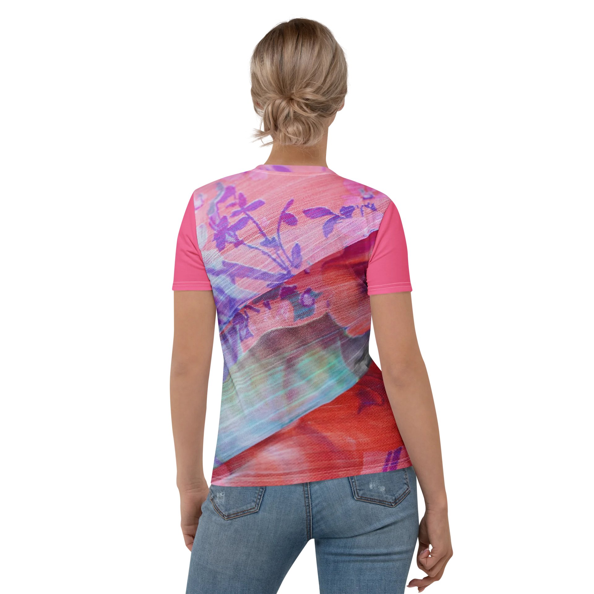 Paradise Breeze Brink Pink Women's Print T-Shirt product image (2)