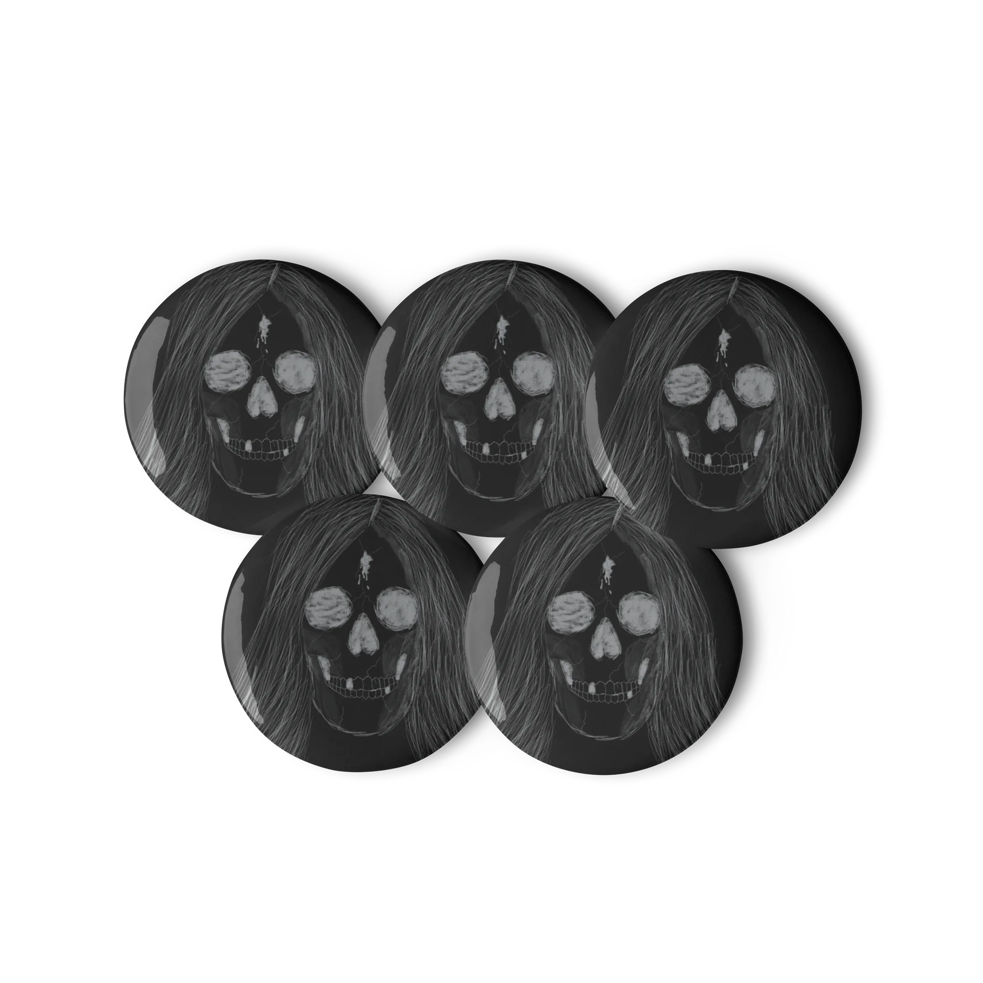 Skull Pin Button Set product image (2)
