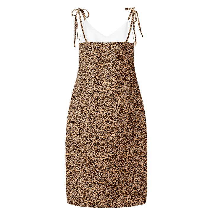 Leopard Midi Chiffon Slip Dress product image (2)