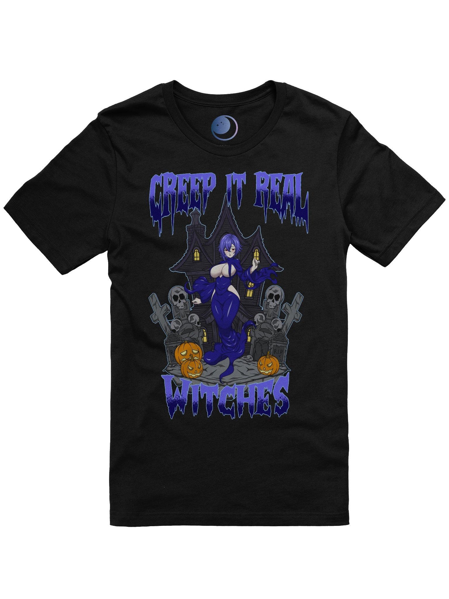 Creep It Real Halloween Tee (Blue) product image (1)