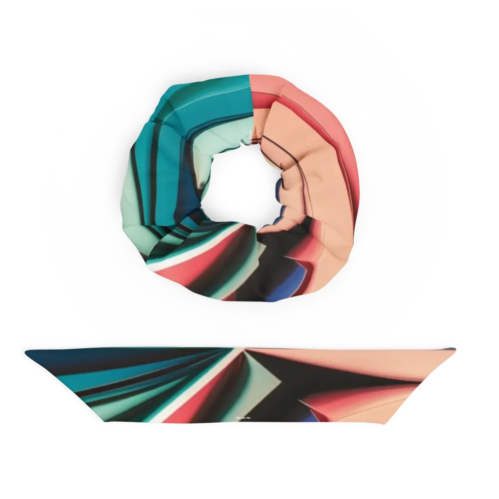 Exclusive All-Over Print Scrunchie with Abstract Design product image (7)